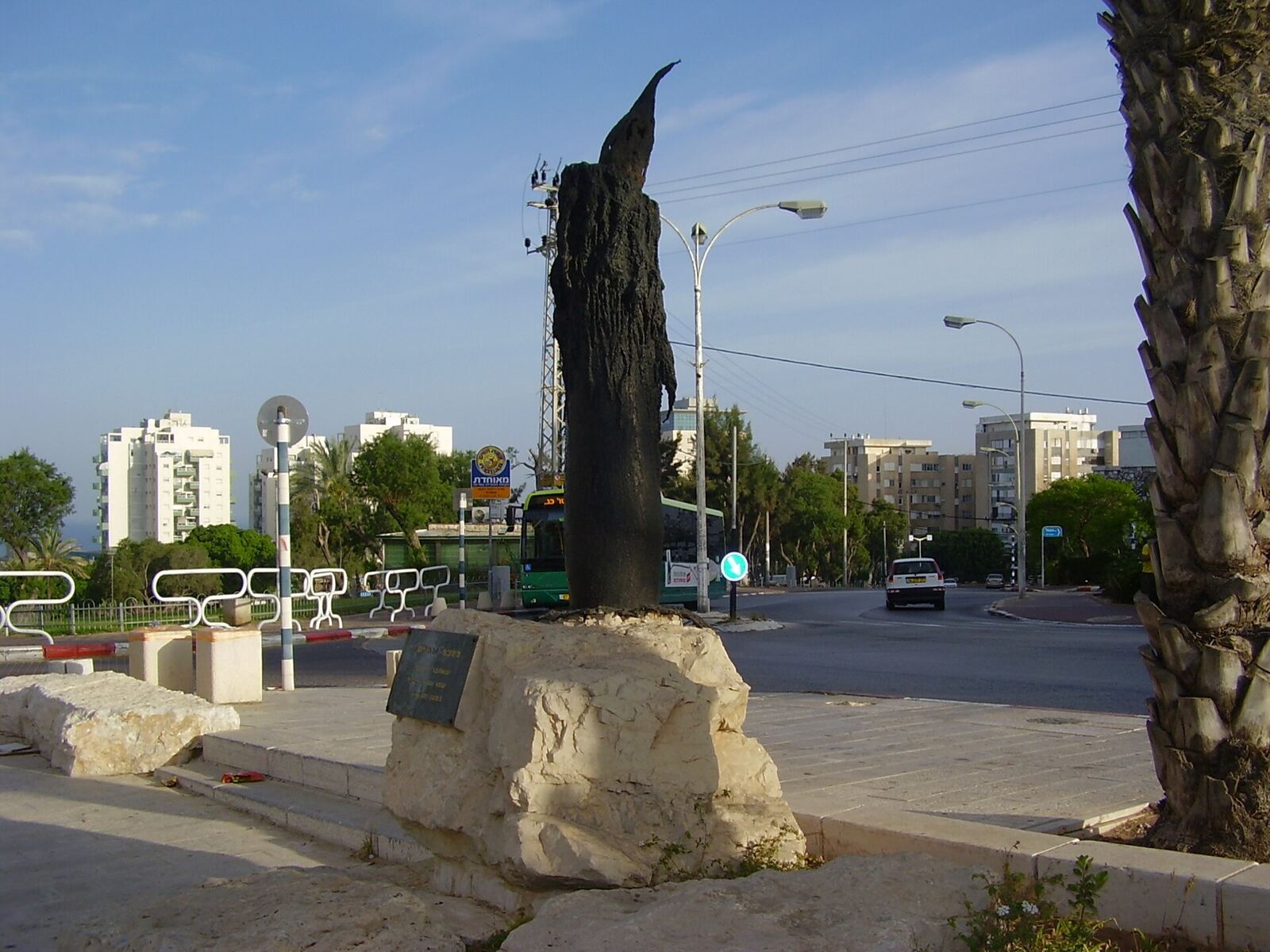 The candle monument in Ashdod